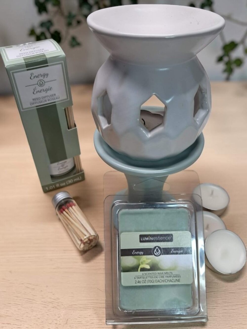Spa Gift Basket Relaxation Set Wax Warmer Diffuser Mothers Day Gift